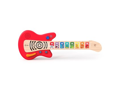 BABY EINSTEIN Hračka drevená hudobná gitara Together in Tune Guitar™ Connected Magic Touch™ HAPE 6m+