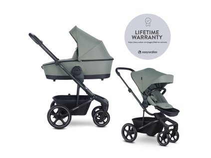 EASYWALKER Kočík kombinovaný Harvey⁵ 2v1 LITE RWS (Farba Zelená, Variant Agave Green)