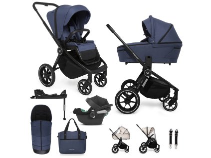 MUUVO Kočík kombinovaný Quick 4.0 set 2v1 + CYBEX Aton B2 i-Size + základňa (Variant Classic black)