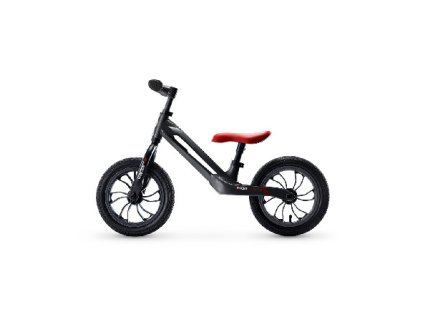 QPLAY Odrážadlo Racer air (Titanium), vek 3 - 6 rokov, do 30 kg (Variant Black/Red)