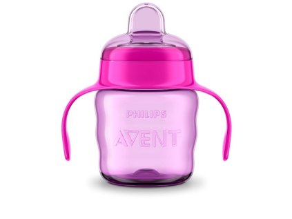 Philips AVENT Hrnček pre prvé dúšky Klasik 200 ml s držadlami dievča