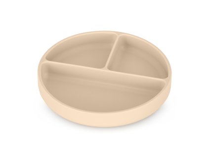 PETITE&MARS Tanierik silikónový deliaci okrúhly Take&Match 6m+ (Variant Desert Sand 6m+)
