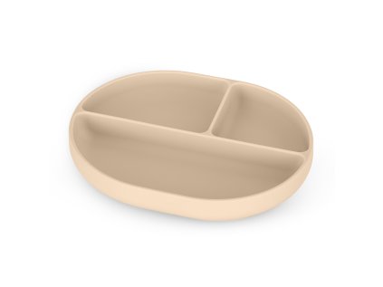PETITE&MARS Tanierik silikónový deliaci oválny Take&Match 6m+ (Variant Desert Sand 6m+)