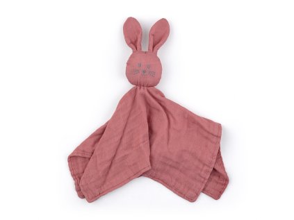 PETITE&MARS Maznáčik bambusový mušelínový Hugo 0m+ (Variant Dusty Rose)