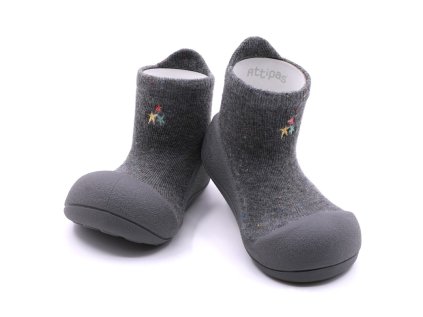 ATTIPAS Topánočky Basic Charcoal
