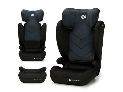 KINDERKRAFT Autosedačka i-Spark i-Size 100-150 cm (Farba Čierna, Variant Black)