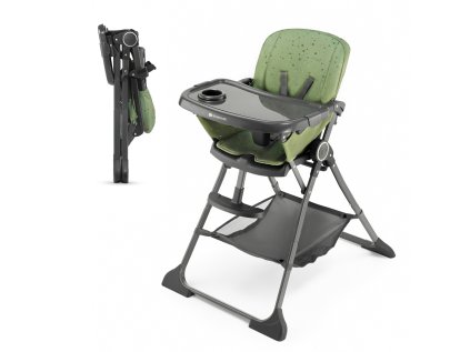 KINDERKRAFT Stolička jedálenská Foldee (Variant Grey)