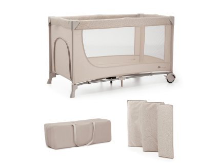 KINDERKRAFT Postieľka cestovná Joy 2 (Variant Beige)