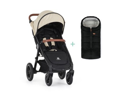 PETITE&MARS Kočík športový Street2 Air Oak + PETITE&MARS fusak Jibot ZADARMO (Variant Sahara Beige, Farba Béžová)