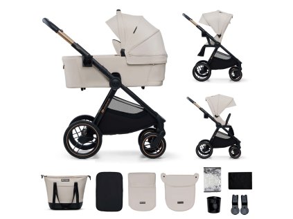 KINDERKRAFT Kočík kombinovaný Nea 2 2v1 (Variant Dark grey)