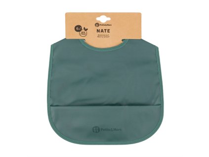 PETITE&MARS Podbradník PU Nate Misty Green 6m+