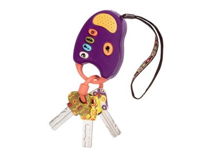 B-Toys Kľúče k autu FunKeys (Variant Fialové)