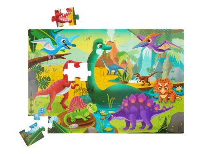 B-Toys Puzzle maxi 48 ks (Variant Dinosaurus)