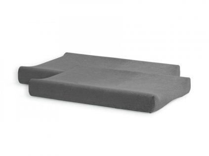 Jollein Poťah na prebaľovaciu podložku 50x70cm 2 ks froté (Variant Storm Grey)