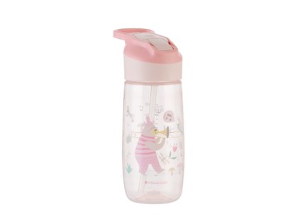 KikkaBoo Hrnček so silikónovým náustkom 450ml 12m+ Music Fest (Variant Pink)