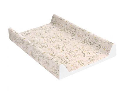 KikkaBoo Prebaľovacia podložka pevná 50x70 cm Secret Garden (Variant Beige)