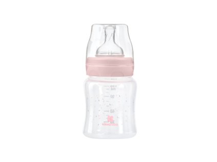 KikkaBoo Dojčenská fľaša 120ml 0m+ (Variant Hippo Dreams Pink)