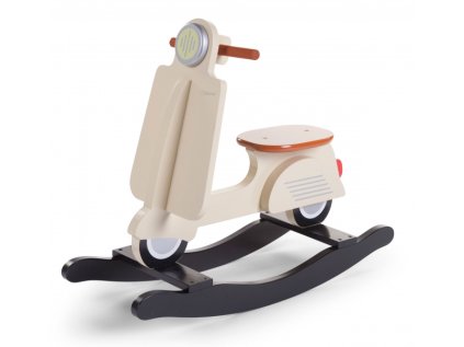 Childhome Hojdací skúter drevený (Variant Cream)