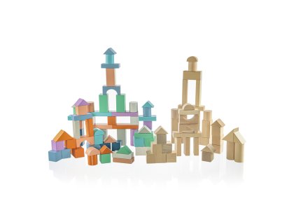 ZOPA Drevený set kostky 100 ks, 2023