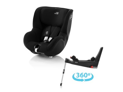 BRITAX RÖMER Autosedačka Dualfix 3 i-size Bundle Flex 5Z, Space Black