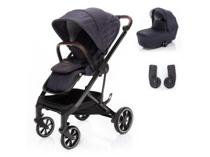 ZOPA Set kočárek Quest+ korba+ adaptéry (Farba midnight  black)