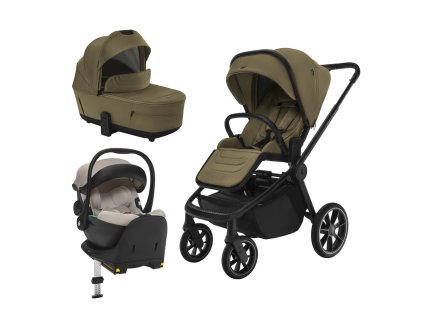 ZOPA Set kočík Move Cross 5 + hlboká vanička Move XL 5 + autosedačka XM + báza (Farba Hnedá, Variant Toffee Brown)