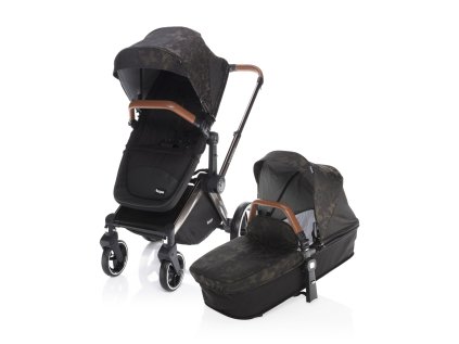 ZOPA SET Podvozek Evoque + Farebný set ku kočárku Evoque, S/BR (Farba Butterfly)