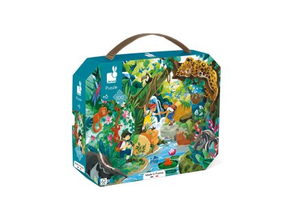 Janod Puzzle Dobrodružstvo v džungli 100 ks