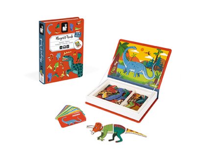Janod Magnetibook Dinosaury