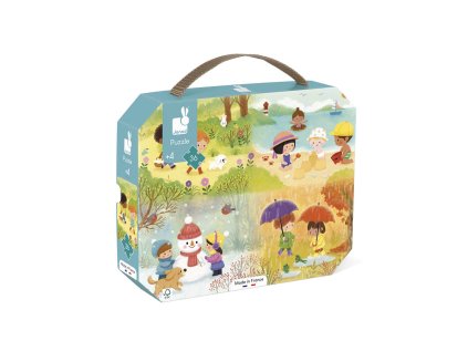 J02602 Janod Puzzle Styri rocne obdobia 01