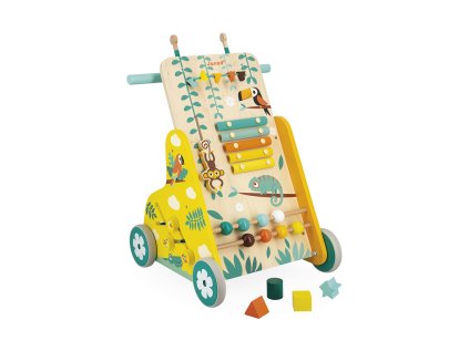 J08269 Janod Drevene multifunkcne choditko Tropik 01