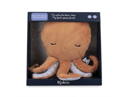 Kaloo Petit Calme Plyšová chobotnica s levanduľovým vankúšom pre lepší spánok 29 cm