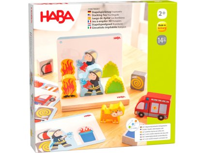 1306706001 Haba Drevena stohovacia hra s predlohami Poziarnici 01