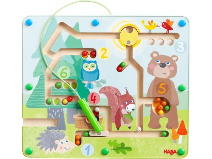 306624 Haba Magneticky labyrint s perom Lesne zvieratka 01