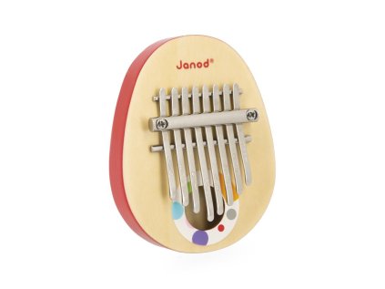 Janod Drevený hudobný nástroj pre deti Kalimba Confetti