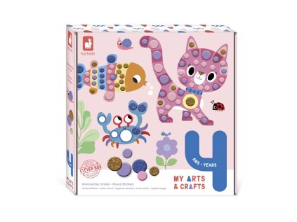 J07742 Janod My arts%26crafts Okruhle nalepky od 4 rokov 01