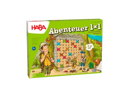 Haba Spoločenská hra pre deti Dobrodružná násobilka 1x1 od 7 rokov