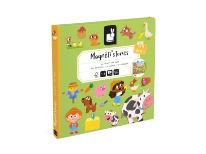 Janod Magnetická kniha Magnetistories Farma