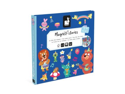Janod Magnetická kniha Magnetistories Narodeninová párty zvieratká