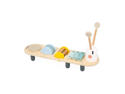 J04058 Janod Sweet Cocoon Dreveny hudobny stolik Husenica 02