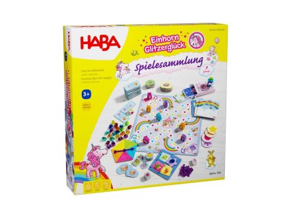 2010879004 Haba Spolocenska hra pre deti Magicky jednorozec Sada 9hier 01
