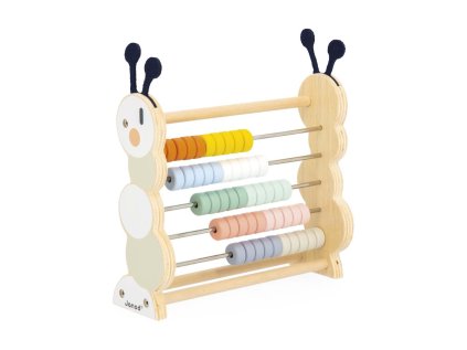 Janod Sweet Cocoon Drevené počítadlo Húsenica