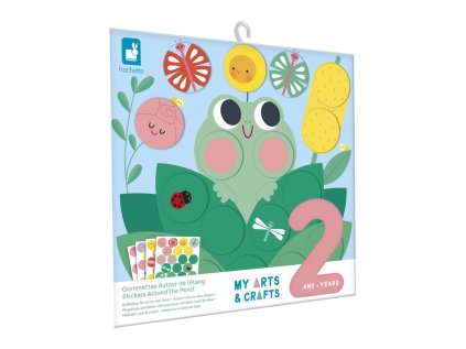 Janod Atelier Mini Kreatívna sada My arts&crafts Okrúhle nálepky od 2 rokov