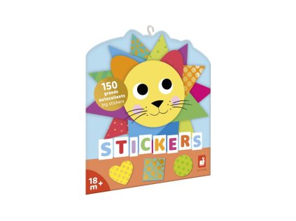 Janod Stickers Samolepky Geometrické tvary 150 ks od 1,5 roka
