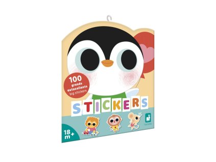 Janod Stickers Samolepky Mláďatká 100 ks od 1,5 roka