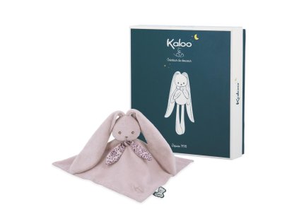 K218002 Kaloo Plysovy mojkacik pre babatko Zajacik s dlhymi usami ruzovy Lapinoo 01