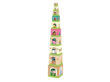5879 Kartonove kocky farma Haba od 1 roka a