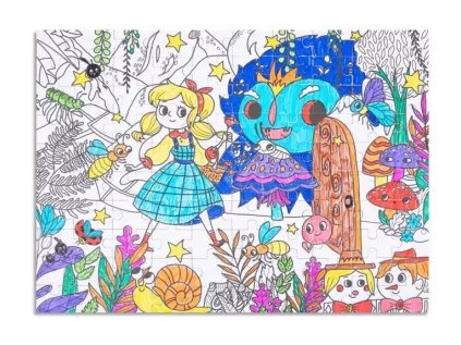 vyfarbi si svoje vlastne puzzle utajena zahrada tooky land LT122 1