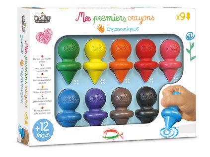 moje prve voskovky 9 ks crea lign CL195