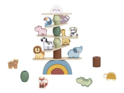 balancna hra zvierata z lesa tooky toys TJ004 1